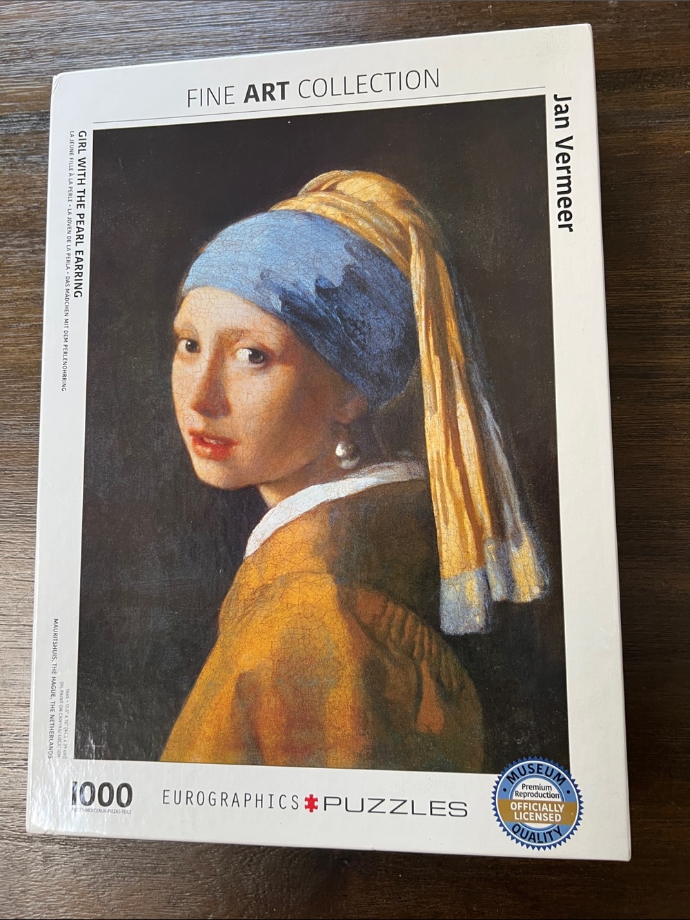 EuroGraphics 'Girl with a Pearl Earring' Puzzle - 1,000 piece puzzle